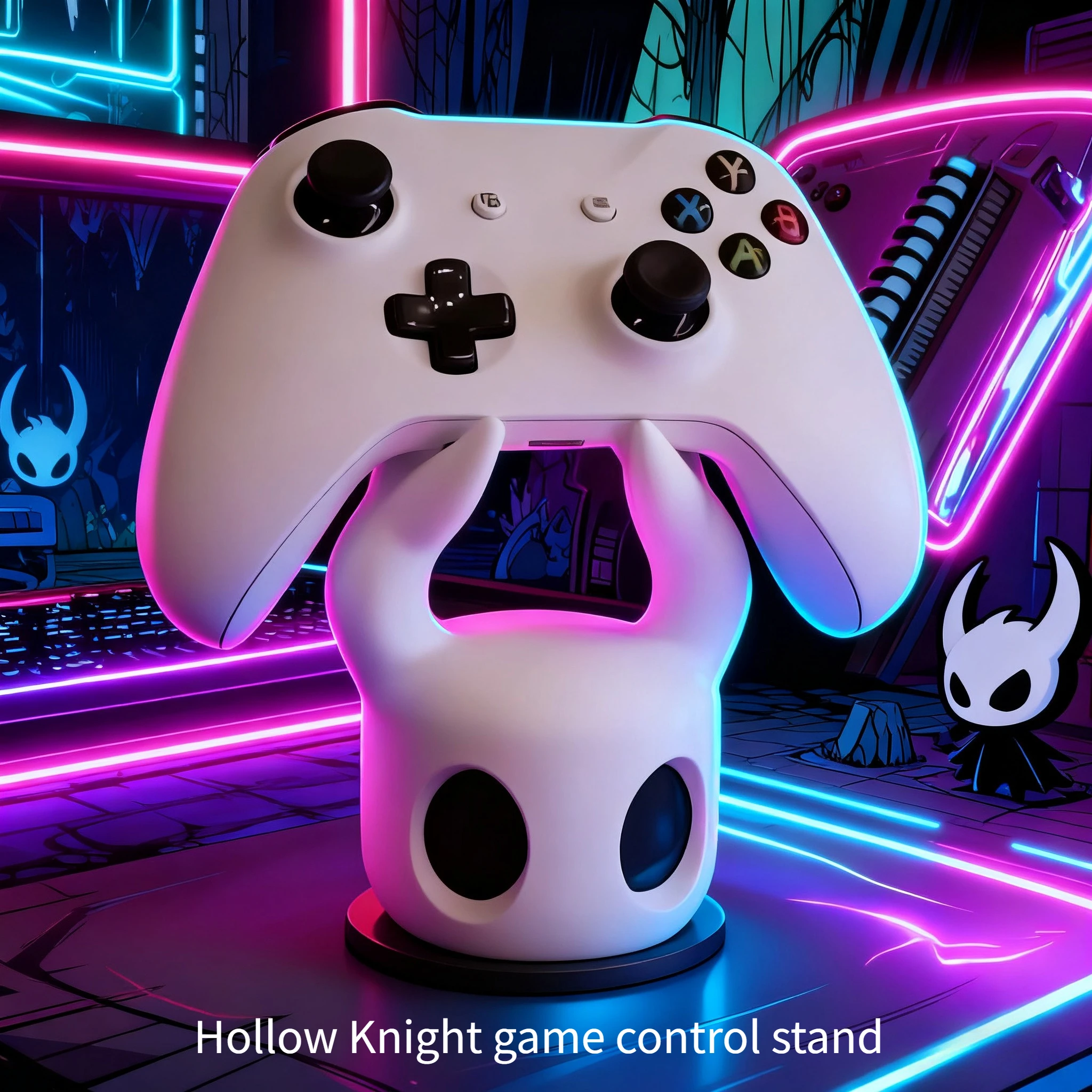 Gaming Home Accessories - ขาตั้งคอนโทรลเลอร์เกมอเนกประสงค์แบบใหม่ ใช้งานร่วมกับ PS4/PS5/Switch ลาย Hollow Knight