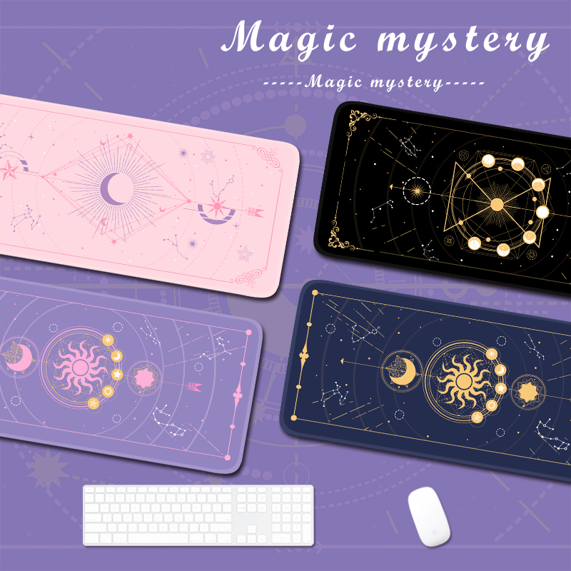 Gaming Accessories For Gaming Laptop - Magic Moon Star สีม่วงขนาดใหญ่พิเศษ Kawaii สาว