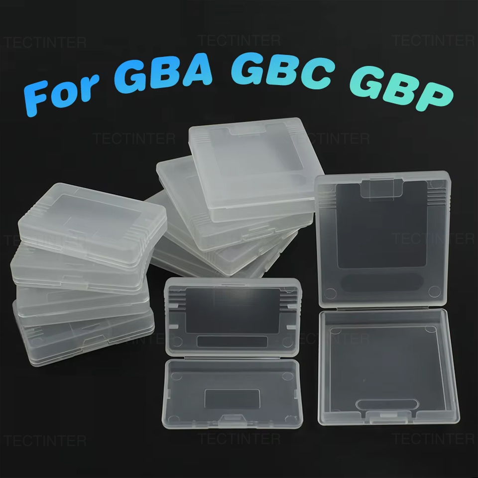 Gaming Accessories Box - กล่องใส่ตลับเกมพลาสติกสำหรับ GBC/GBP/GBA กล่องเก็บป้องกันสำหรับ Nintendo Game Boy