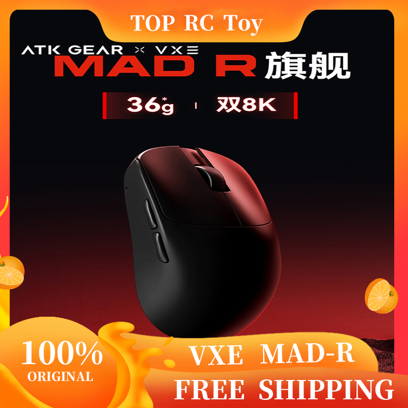 Gaming Accessories Storage - VXE VGN MAD R Major เมาส์ไร้สายน้ําหนักเบาพิเศษ