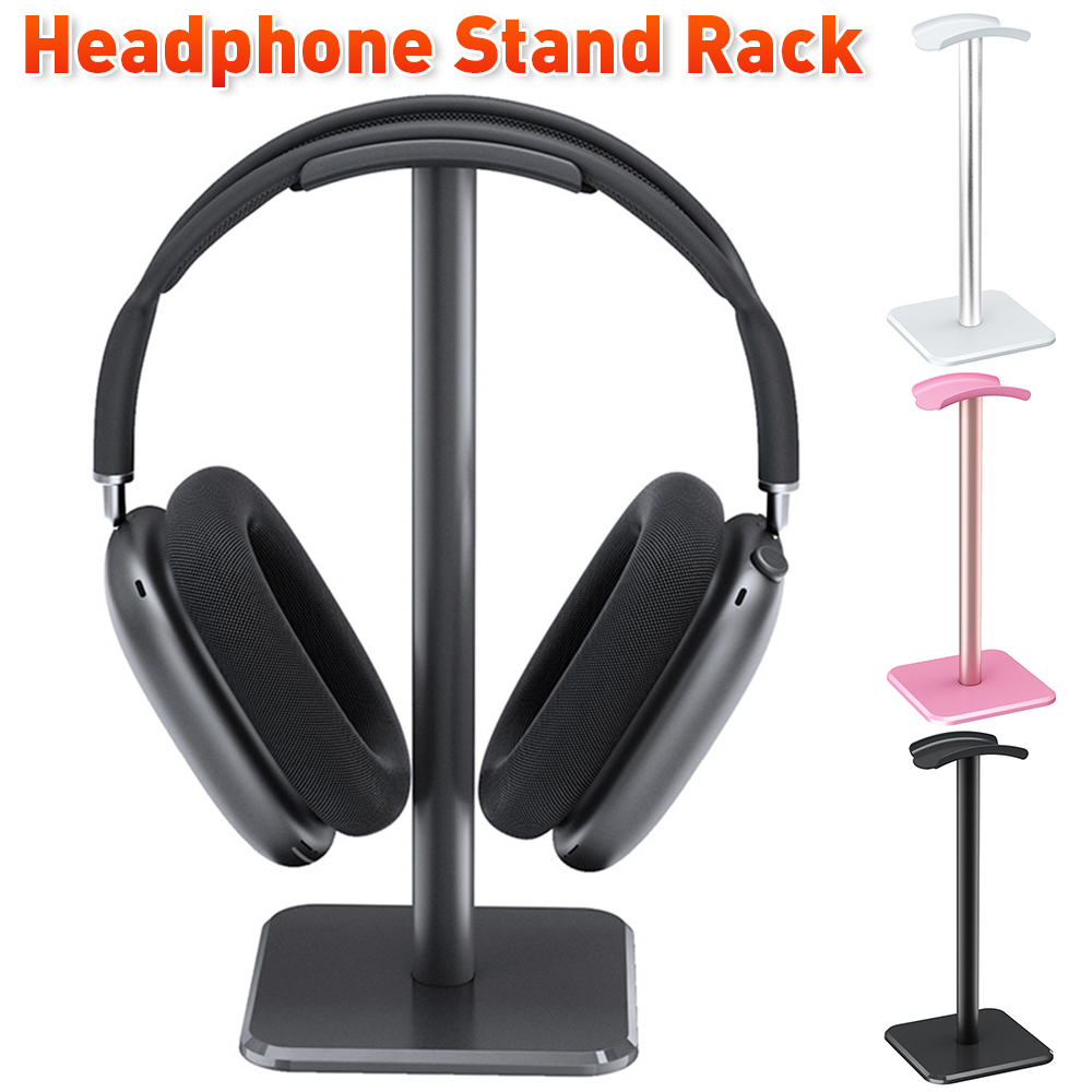 Gaming Accessories Setup - ชั้นวางหูฟังอลูมิเนียมอัลลอยด์ชุดหูฟังขาตั้งประหยัดพื้นที่ออแกไนเซอร์ตั้งโต๊ะที่แขวนหูฟังหูฟังเกม