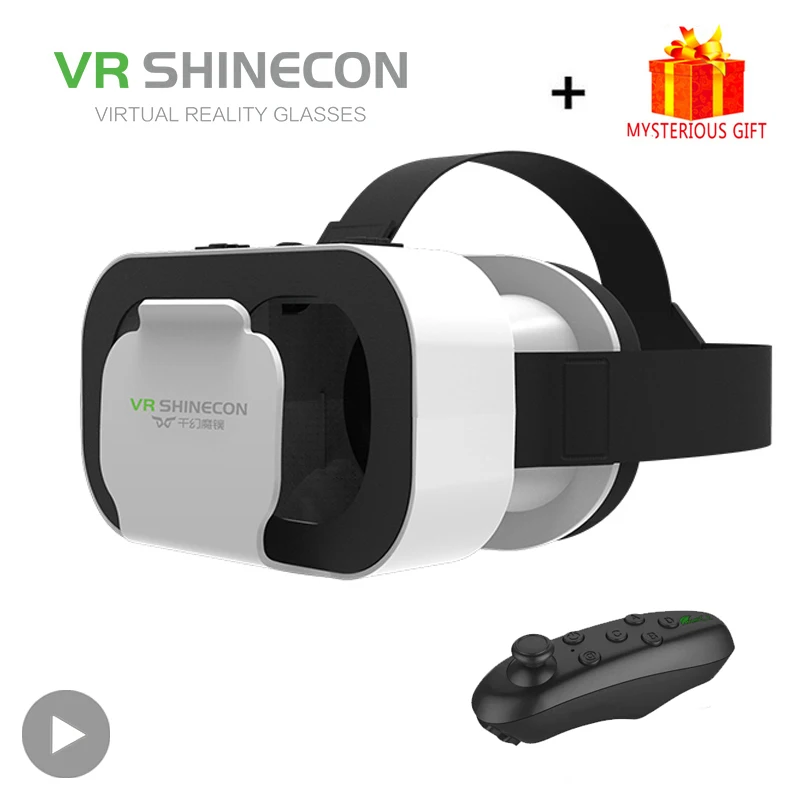 Gaming Accessories 10 Year Old - แว่นตาเสมือนจริง Shinecon Viar VR ชุดอุปกรณ์ 3