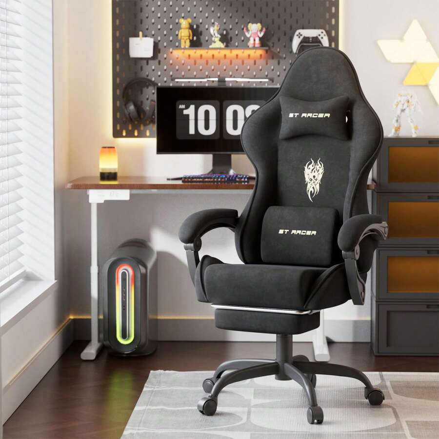 Gaming Accessories For Gaming Room - เก้าอี้เกมมิ่งพนักพิงสูง เก้าอี้เกมเมอร์ตามหลักสรีรศาสตร์สำหรับผู้ใหญ่
