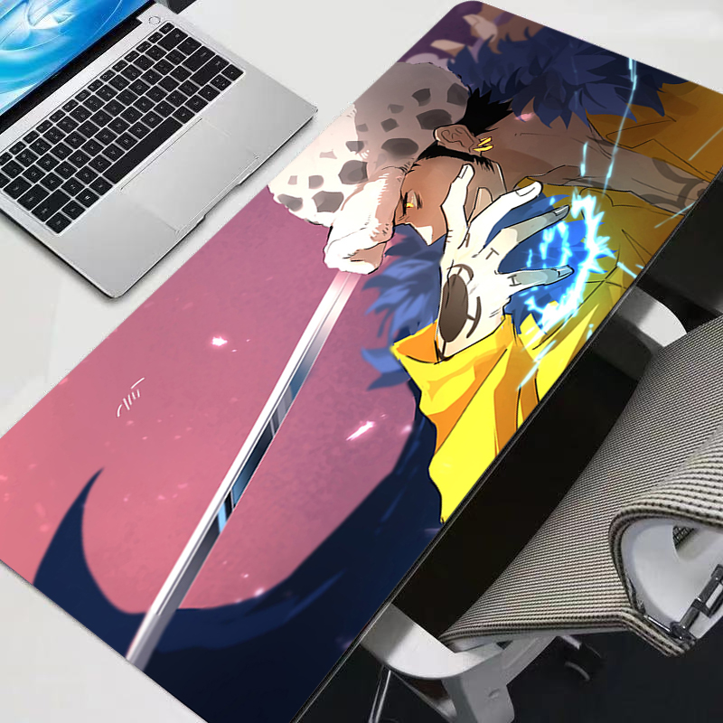 Gaming Accessories For Gaming Room - แผ่นรองเมาส์ลายการ์ตูนน่ารัก สาวอนิเมะ สำหรับเกมเมอร์ แผ่นรองโต๊ะคอมพิวเตอร์ คีย์บอร์ด วันพีซ