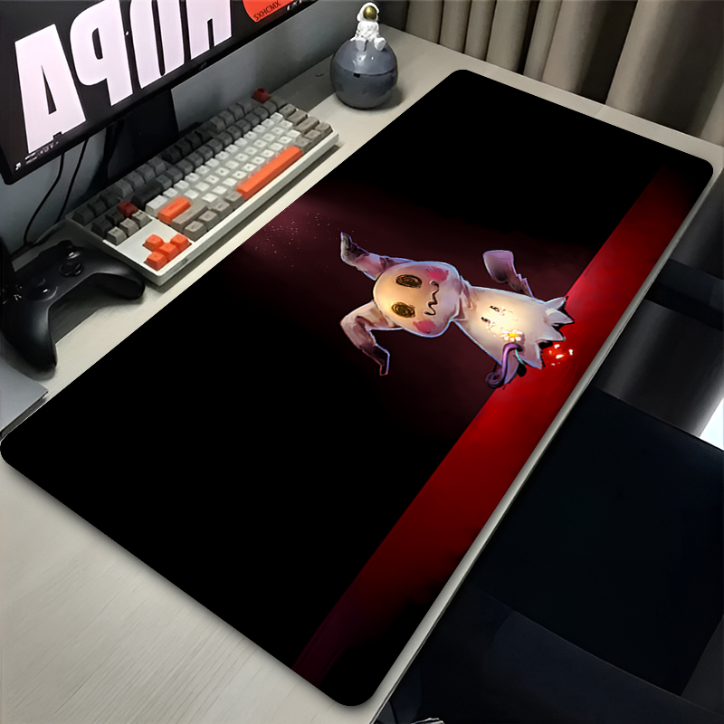 Gaming Accessories For Gaming Laptop - แผ่นรองเมาส์เกมเมอร์ขนาดใหญ่ XXL P-Pokemon Mimikyu แผ่นรองเมาส์คีย์บอร์ดอะนิเมะเกมมิ่งพีซีอุปกรณ์เสริมแล็ปท็อปเดสก์ท็อปแผ่นรองเมาส์ยาง