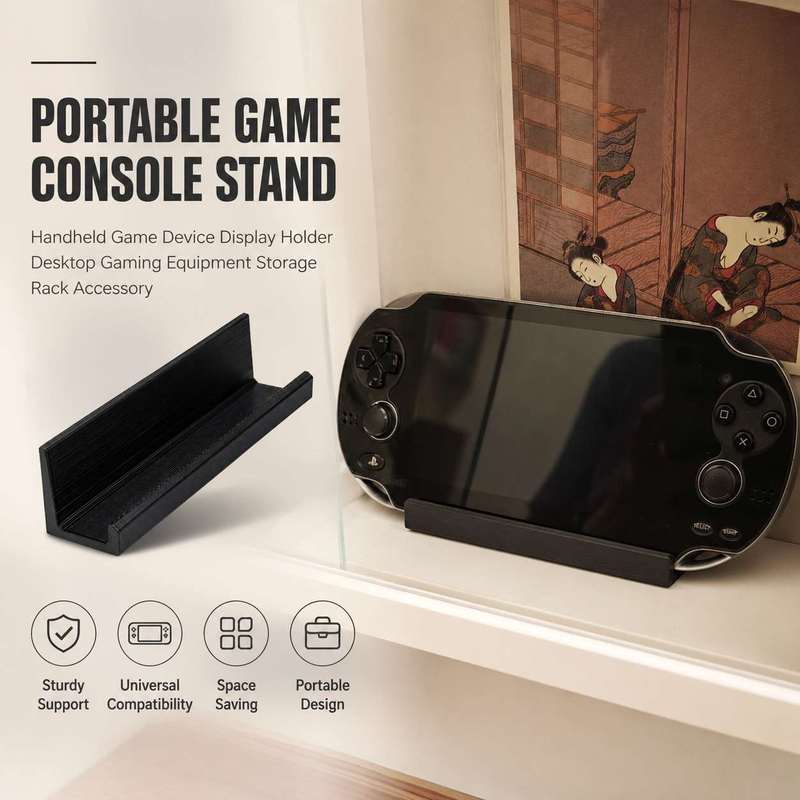 Gaming Home Accessories - ขาตั้งเครื่องเล่นเกมพกพา ที่วางอุปกรณ์เกมมือถือ ที่วางโชว์อุปกรณ์เกมบนโต๊ะ อุปกรณ์จัดเก็บอุปกรณ์เกม