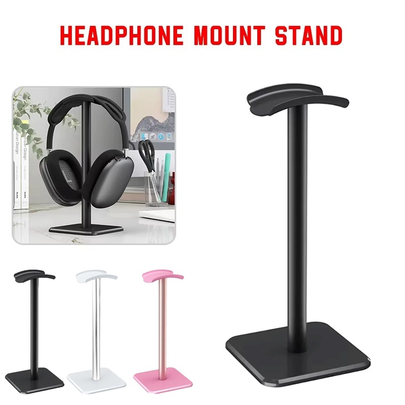 Gaming Accessories Setup - ที่วางหูฟังอเนกประสงค์ 1 ชิ้น ขาตั้งหูฟังพลาสติกสำหรับตั้งโต๊ะ อุปกรณ์จัดระเบียบหูฟังแบบพกพา ขาตั้งหูฟังสำหรับเล่นเกม