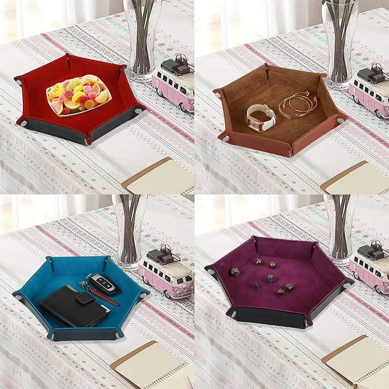 1 PC ถาดลูกเต๋าหกเหลี่ยมและเบ็ - Gaming Accessories Box บทวิจารณ์และราคา