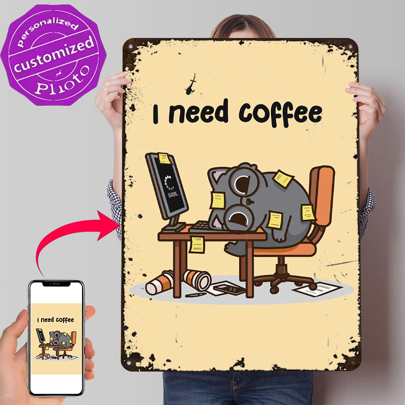 ฉันต้องการกาแฟ ป้ายโลหะลาย 3 ม - Gaming Accessories That You Need บทวิจารณ์และราคา