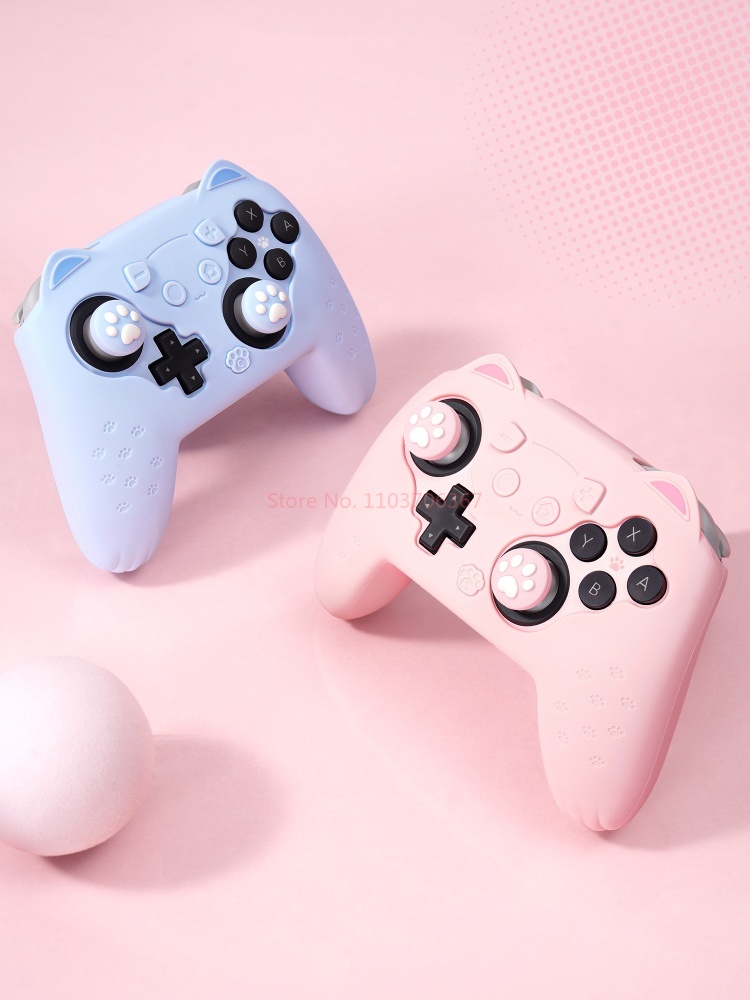 เคสซิลิโคนแบบดั้งเดิมสำหรับสวิ - Gaming Accessories Pink บทวิจารณ์และราคา