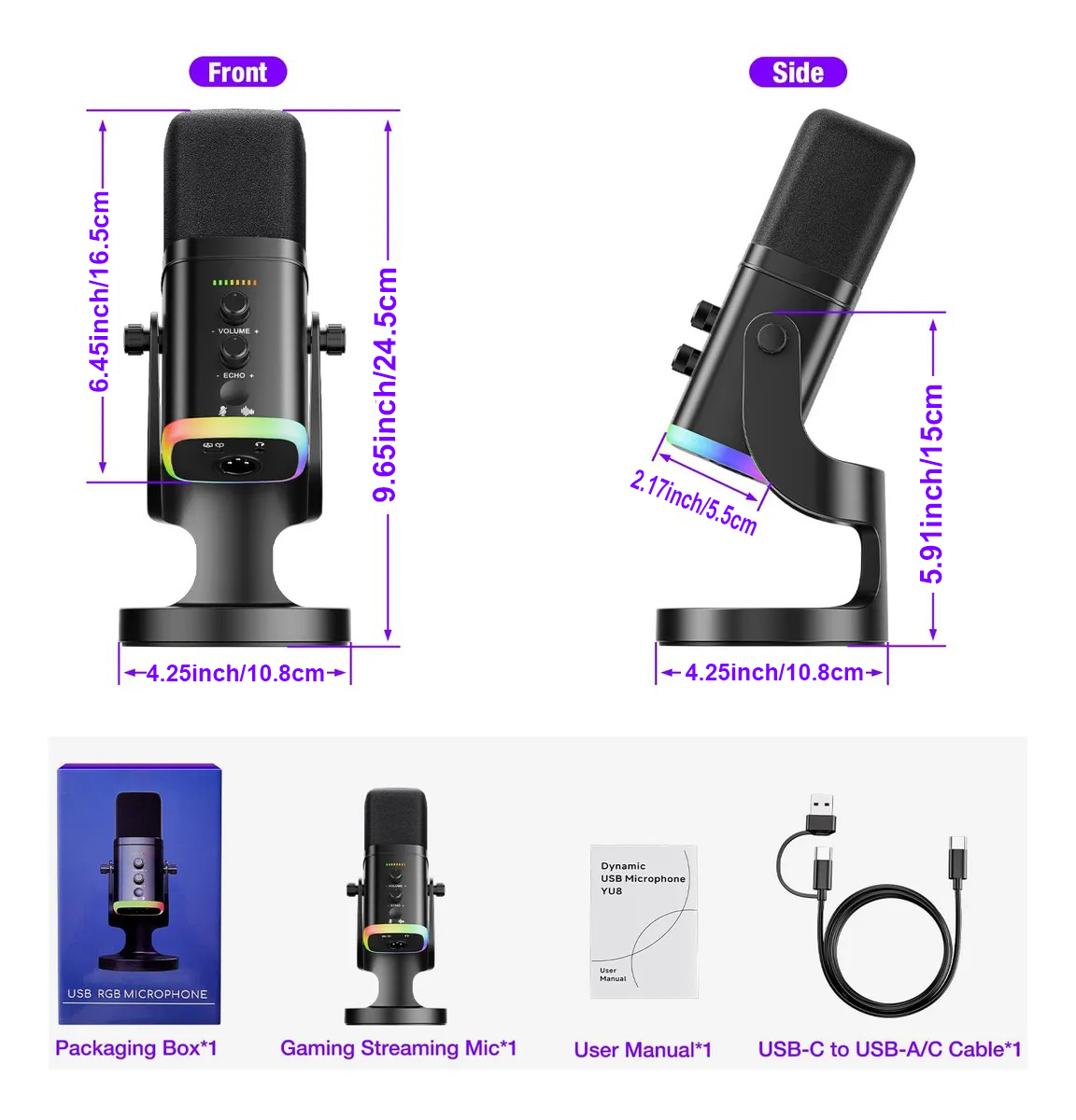 ไมโครโฟนไดนามิก USB/XLR สำหรับ - Headset Stand Rgb บทวิจารณ์และราคา