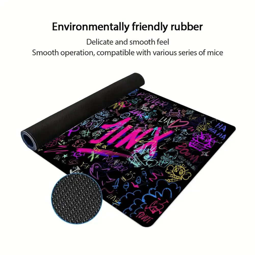 แผ่นรองเมาส์ลายกราฟฟิตี้ขนาดให - Jinx Gaming Accessories บทวิจารณ์และราคา