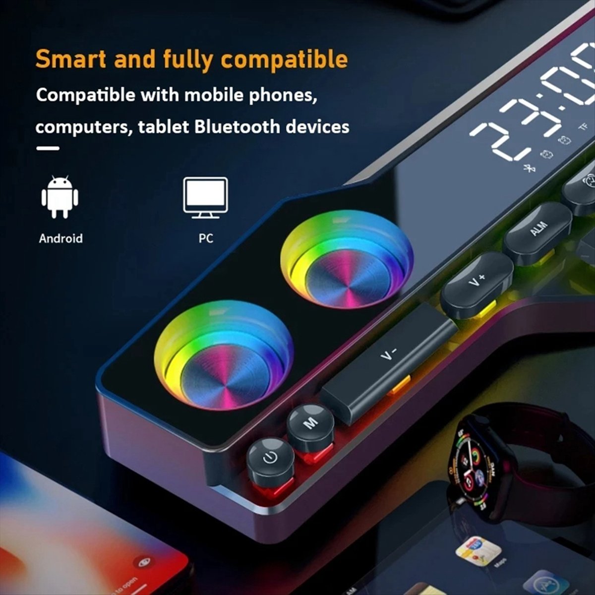 DTC5 V18 ลำโพงสีสันสดใส คอมพิว - Gaming Home Accessories บทวิจารณ์และราคา