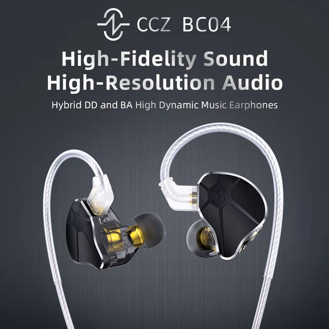 CCZ BC04 1DD+1BA ไฮบริด IEM หู - Gaming Accessories Monitor บทวิจารณ์และราคา
