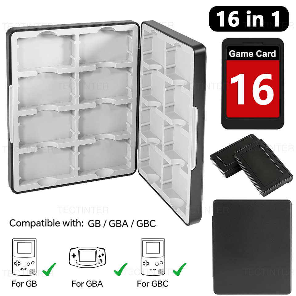 กล่องเก็บการ์ดเกมแบบพกพา 16 ใน - Gaming Accessories Box บทวิจารณ์และราคา