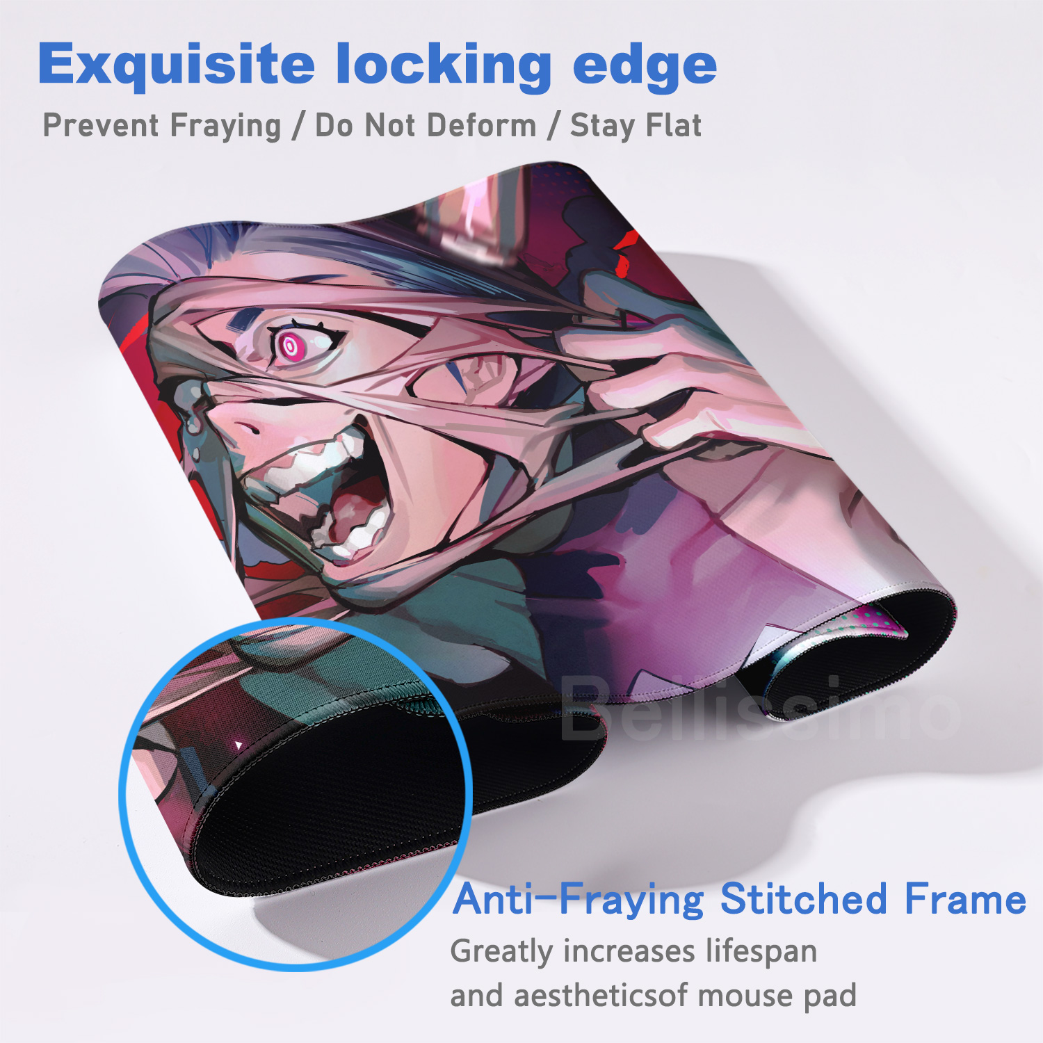 LOL Arcane Mouse Pad Jinx Mats - Jinx Gaming Accessories บทวิจารณ์และราคา