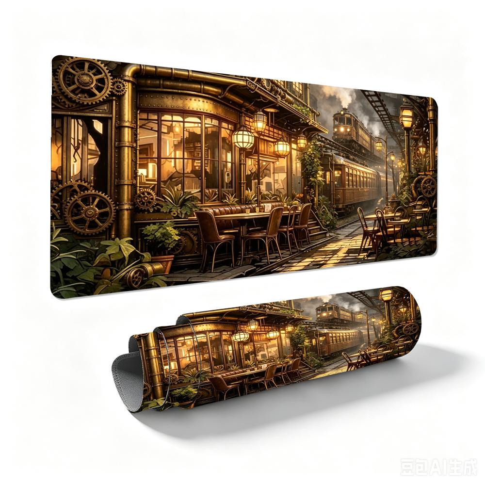 แผ่นรองโต๊ะทำงานสไตล์สถานีรถไฟ - Gaming Accessories Retro บทวิจารณ์และราคา