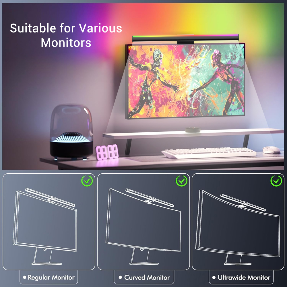 ไฟบาร์สำหรับหน้าจอคอมพิวเตอร์  - Gaming Accessories Monitor บทวิจารณ์และราคา