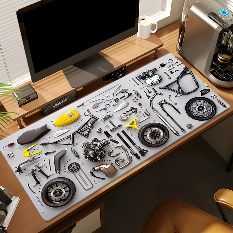 แผนภาพการถอดประกอบ แผ่นรองเมาส - Gaming Accessories For Gaming Laptop บทวิจารณ์และราคา