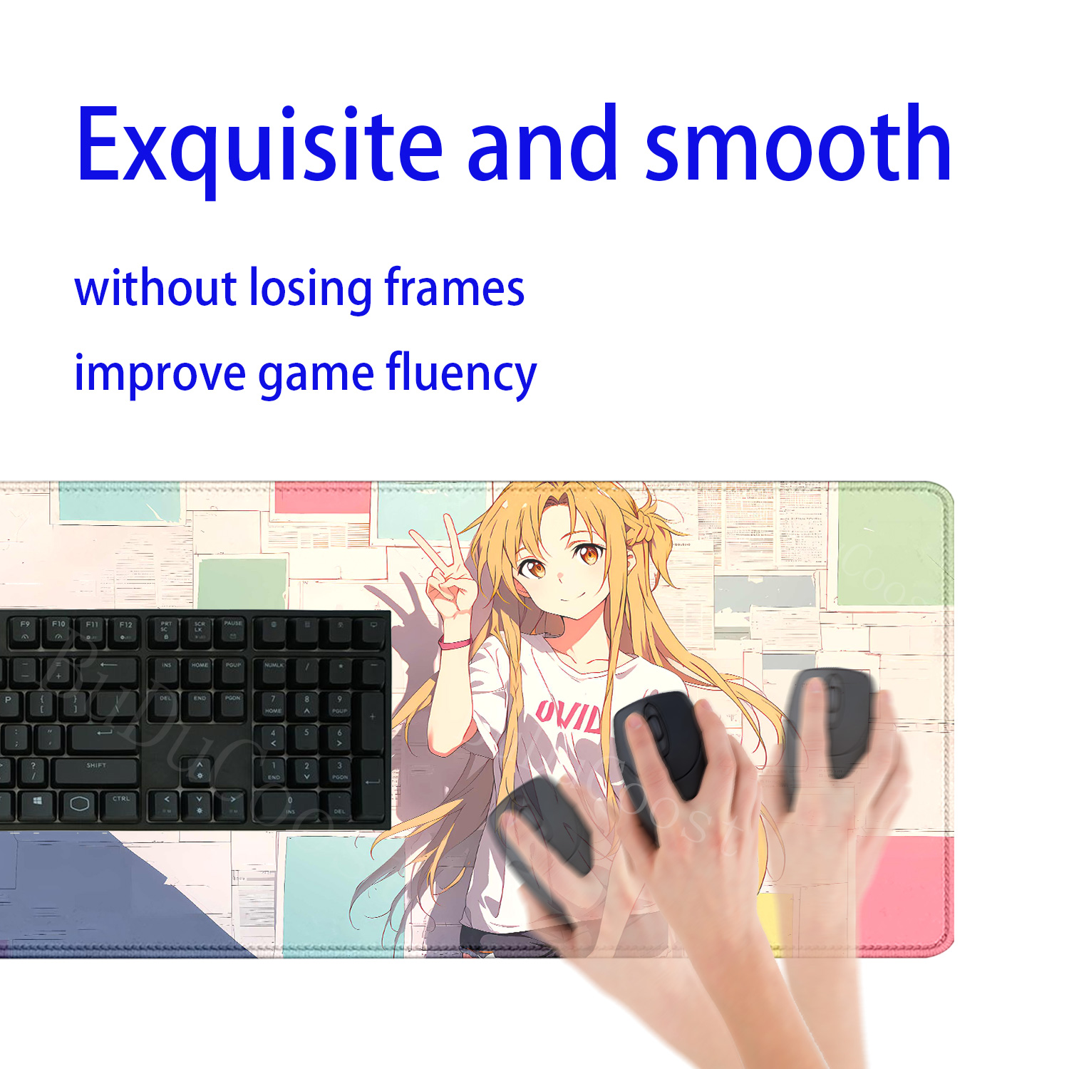 แผ่นรองเมาส์ขนาดใหญ่ดาบศิลปะออ - Gaming Accessories Online บทวิจารณ์และราคา