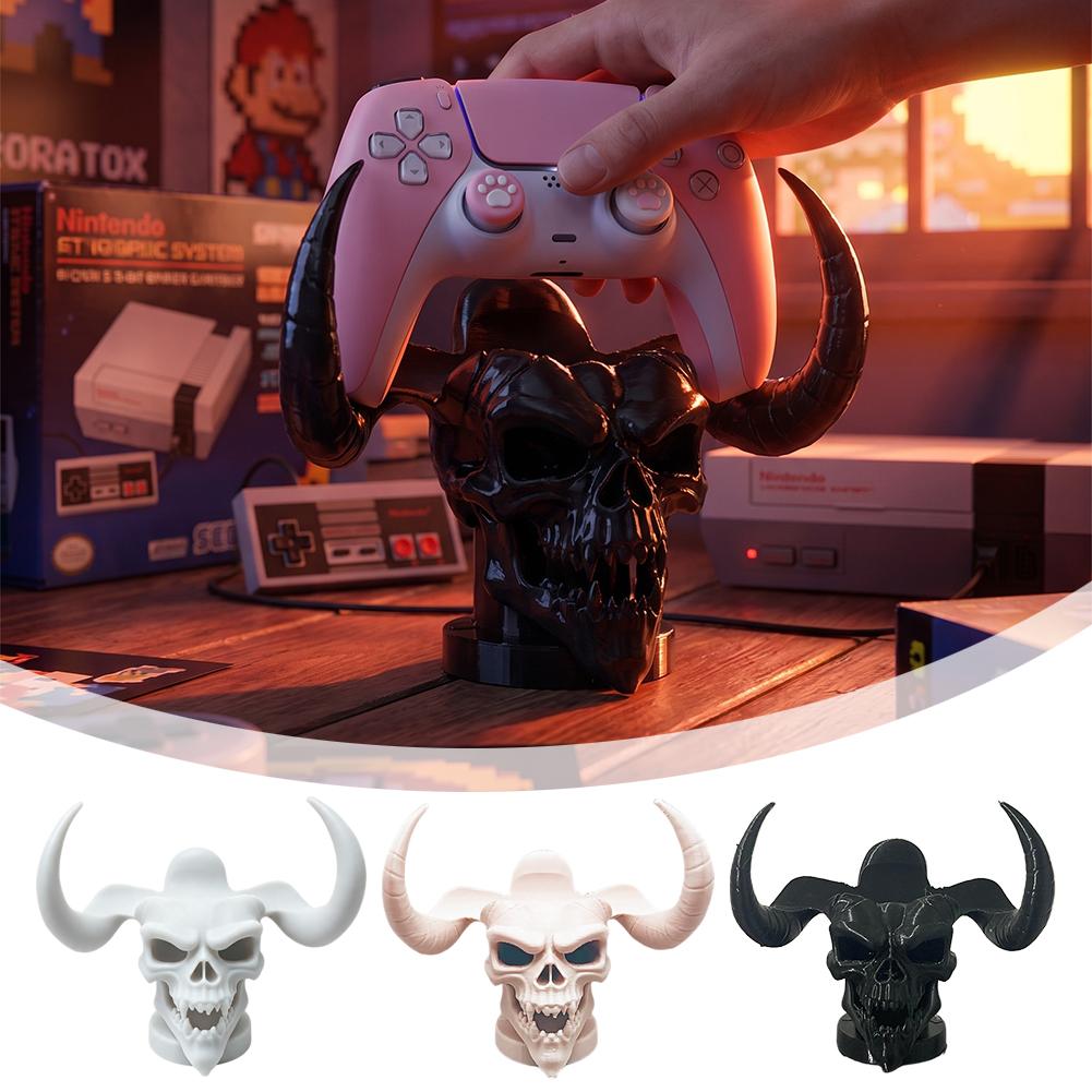 ที่วางจอยเกมรูปหัวกะโหลกปีศาจส - Accessories For Your Gaming Room บทวิจารณ์และราคา