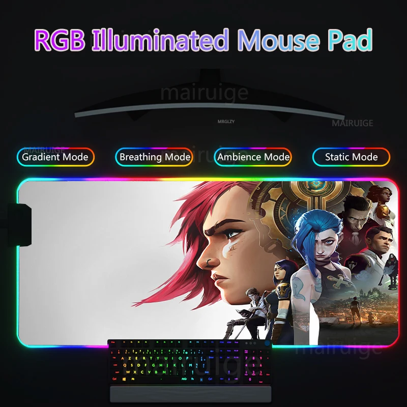 Arcane MousePad RGB Led Mouse  - Jinx Gaming Accessories บทวิจารณ์และราคา