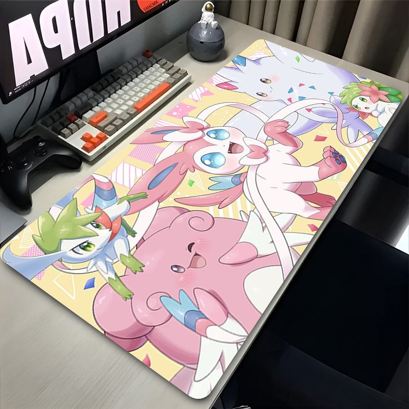 แผ่นรองเมาส์สีชมพูขนาดใหญ่ XXL - Gaming Accessories Pink บทวิจารณ์และราคา