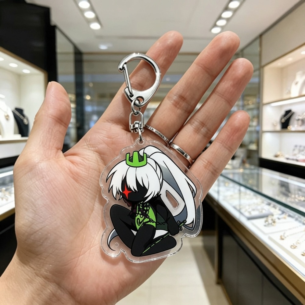 พวงกุญแจอะคริลิกการ์ตูนน่ารักส - Gaming Accessories Storage บทวิจารณ์และราคา