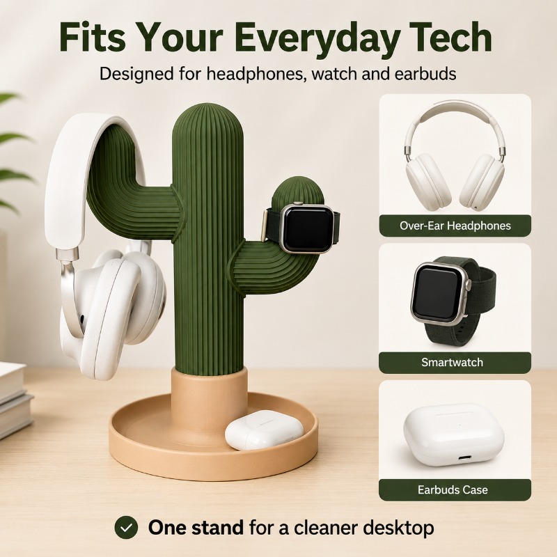 ที่วางหูฟังแบบมินิมอลรูปกระบอง - Gaming Accessories Setup บทวิจารณ์และราคา